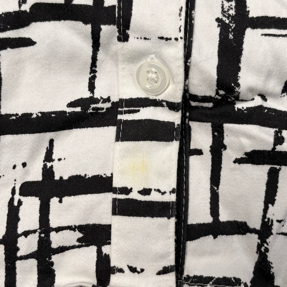 Y2K Abstract Button-Up Top - Picture 6 of 7